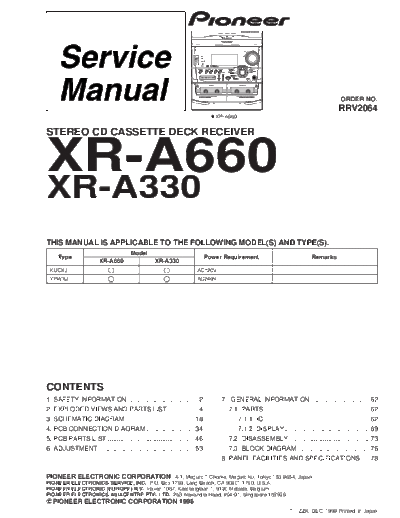 Pioneer XR-A660.3  Pioneer XR XR-A660 XR-A660.3.pdf