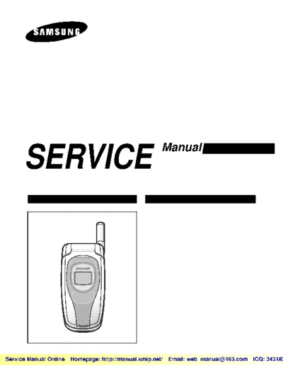 Samsung SCH-X359 service manual  Samsung GSM Samsung SCH-X359 service manual.pdf