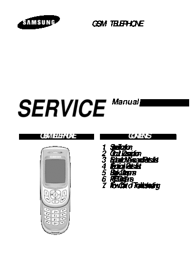 Samsung SGH-E820 service manual  Samsung GSM Samsung SGH-E820 service manual.pdf