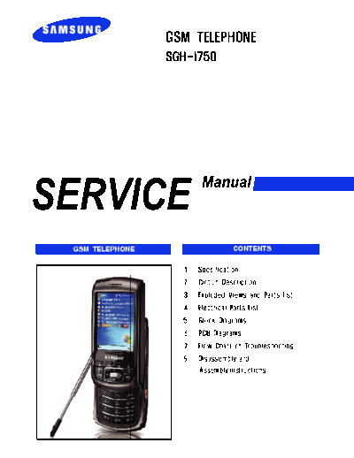 Samsung SGH-i750 service manual  Samsung GSM Samsung SGH-i750 service manual.pdf