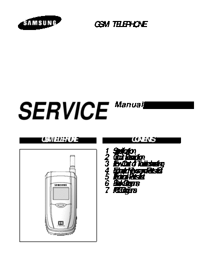 Samsung SGH-V100 service manual  Samsung GSM Samsung SGH-V100 service manual.pdf