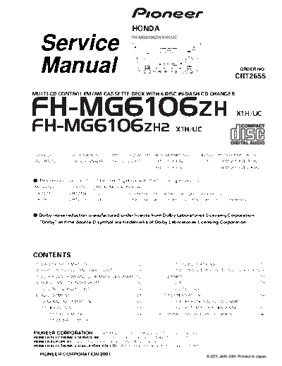Honda FH-MG6106  Honda Car Audio FH-MG6106.pdf
