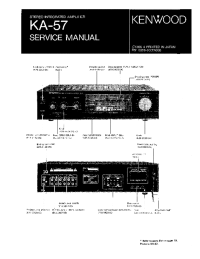 Kenwood KA-57  Kenwood Stereo Integrated Amplifier Stereo Integrated Amplifier Kenwood KA-57 Kenwood KA-57.pdf