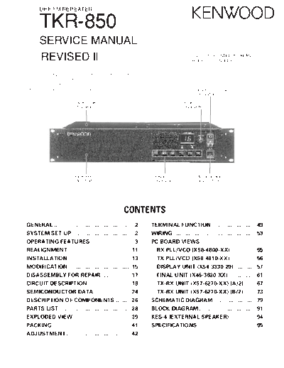Kenwood B51-8557-20-TXT  Kenwood UHF FM Repeater UHF FM Repeater Kenwood TKR-850 B51-8557-20-TXT.pdf