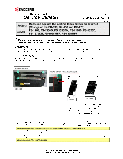 Kyocera SB-2HS-0035-A311 2  Kyocera Printer FS-1120-1320-1370 SERVICEBULLETINS SB-2HS-0035-A311_2.pdf