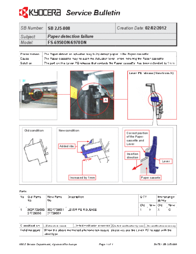 Kyocera 2J5-008  Kyocera Printer FS-6970 ServiceBulletins 2J5-008.pdf