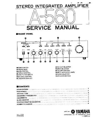 Yamaha A-560  Yamaha A A-560 A-560.pdf