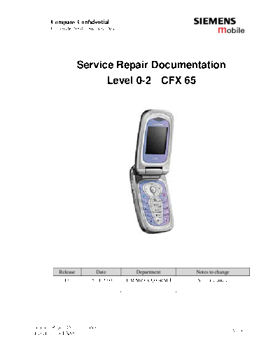 siemens CFX65 1  siemens Mobile Phone SIEMENS CFX65 SIEMENS CFX65 1.pdf