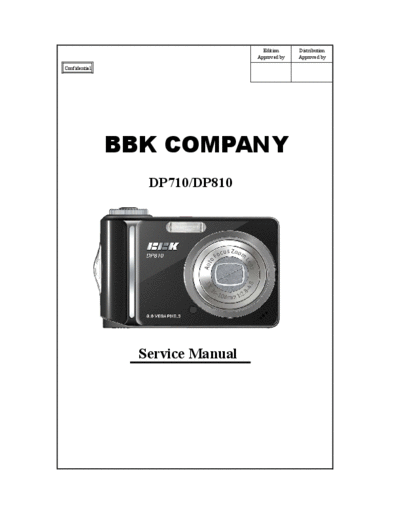 BBK DP710 DP810  . Rare and Ancient Equipment BBK Cameras BBK DP710_DP810.pdf