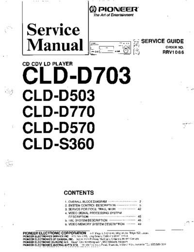 Pioneer hfe   cld-d503 d570 d703 d770 s360 service guide en  Pioneer Laser Disk CLD-D770 hfe_pioneer_cld-d503_d570_d703_d770_s360_service_guide_en.pdf