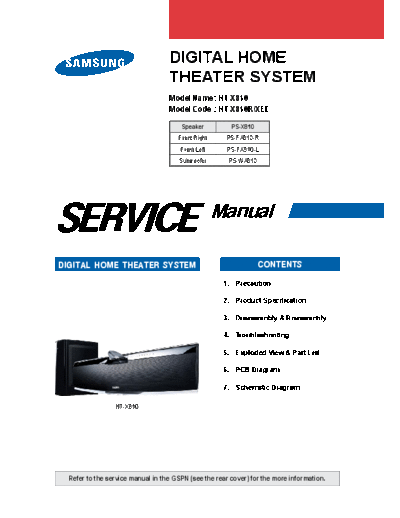 Samsung HT-X810 [SM]  Samsung Monitor Samsung_HT-X810_[SM].zip