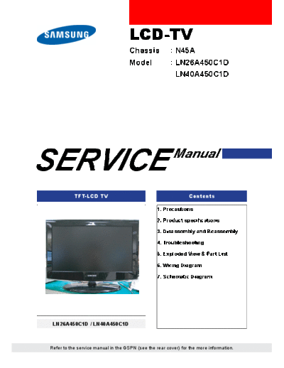 Samsung ln26-40a450c1d ch n45a  Samsung LED TV LN26-40A450C1D CH N45A samsung_ln26-40a450c1d_ch_n45a.zip