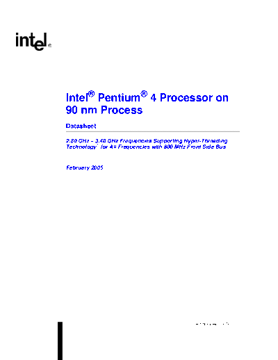 Intel Pentium IV  Intel Intel Pentium IV.PDF