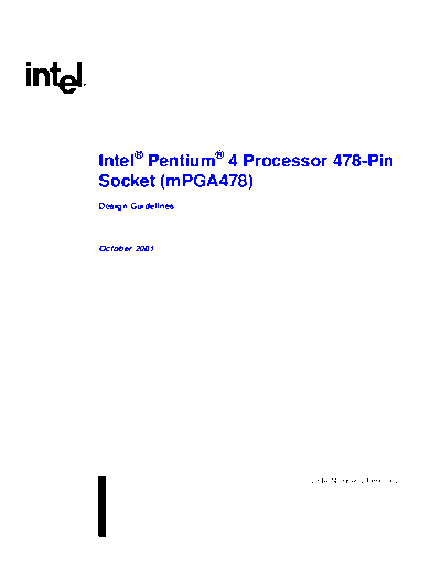 Intel PGA478  Intel Intel PGA478.PDF