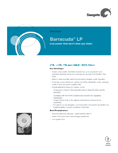 seagate Barracuda LP  seagate Seagate Barracuda LP.PDF