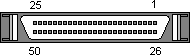 SCSI-II External Hi D-Sub (Differential)