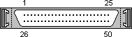 SCSI-II External Hi D-Sub (Differential)
