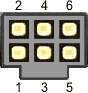 Psion Series 3a - 6 pin SIBO