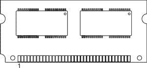  SO DIMM DRAM 72 Pin