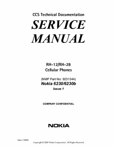 NOKIA 6230_6230i Servicemanual and Video