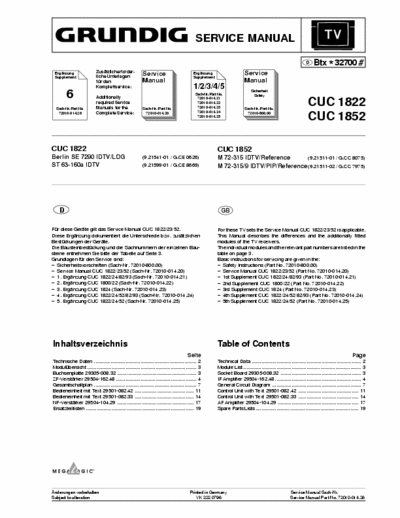 grundig M72105IDTV TV