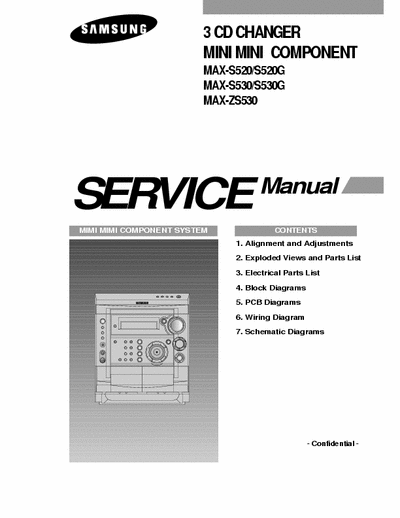 SAMSUNG MAX-S520_S530_ZS530 Service manual