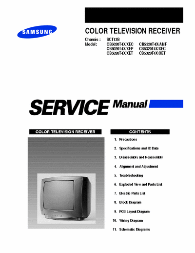 Samsung CB5020T Chassis: SCT13B