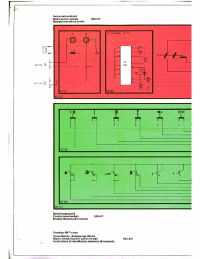 Nordmende spectra sk3 color Archive contains 2 PDFs with original schematics scanned.