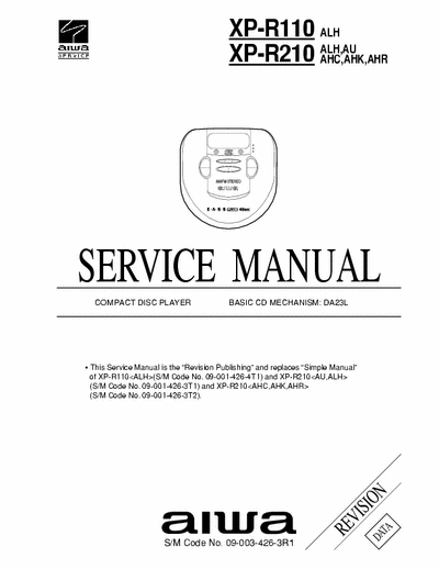 Philips XP-R110, XP-R210 Service Manual Cd Player - Cd mech. DA23L - (4.449Kb) 3 Part File - pag. 28