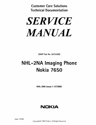 Nokia 7650 NOKIA_7650 part#1