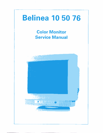 Belinea 105076 Service Manual