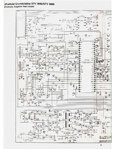 Schneider STV3666 STV3686 Schematic diagram main board