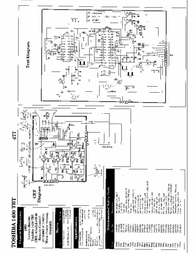 toshiba 1400tbt curcuit diagram tv