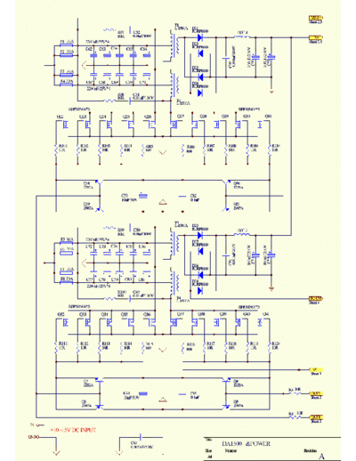   Power inverter schematic diagram