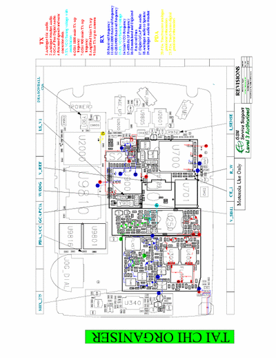 Motorola A6188 Schematic Diagram Phone Gsm - (Tot File 11) - Part 1/3