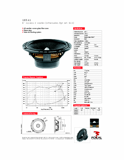   Kit eclaté 2 voies Focal
165A1