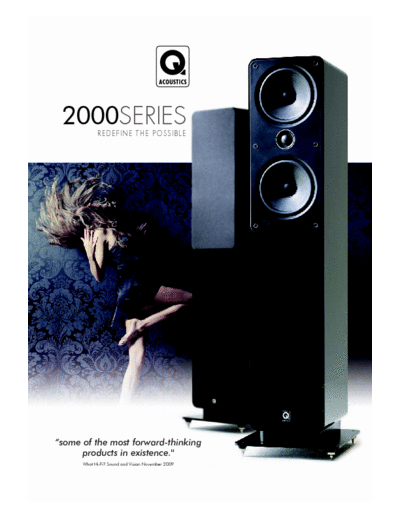 QACOUSTIC SERIE 2000i Q Acoustics 2000i Series