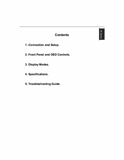 BRIMAX LM17A User manual for 17" LCD monitor
Product No:SC-PN1701