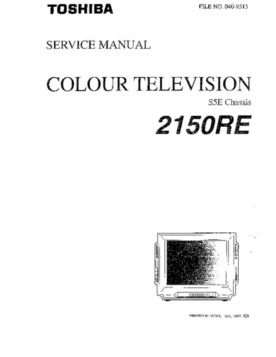 Toshiba 2150RE 2150RE S5E Chassis