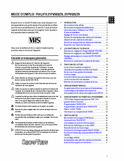 Philips 21PV688/39 I need the schematics of the TV-board for a TV-video combination type: 21PV688/39 from Philips