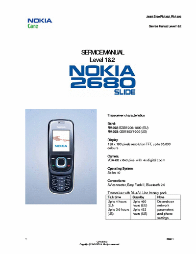 nokia 2680 nokia 2680 asembeli