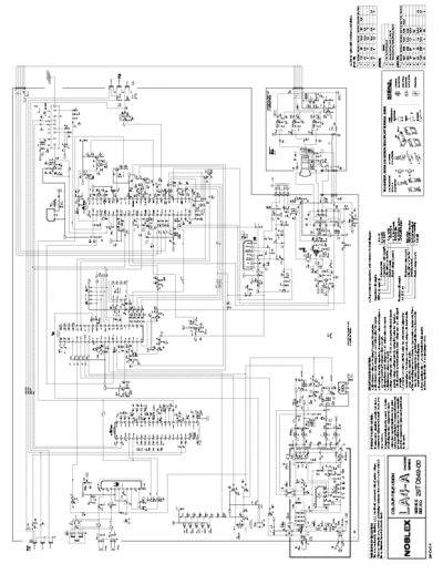 NOBLEX 29TC649 esquema Noblex 20Tc649 chasis LA-4A