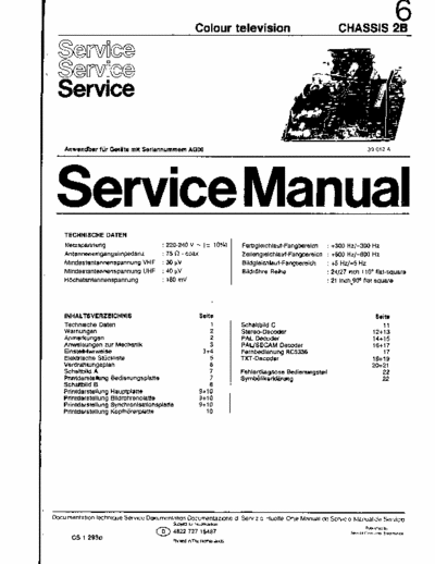 philips 27ce4692 SERVICE MANUAL