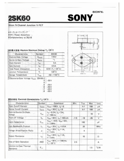 Sony  Sony TA-4650, TA-5650, TA-8650 etc