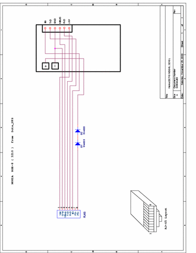 Nokia 2610 (RH-86/87) 3210 Cable Schematics (RJ-45) for UFS HWK and other Dongles Uploaded By LBOZ GSM