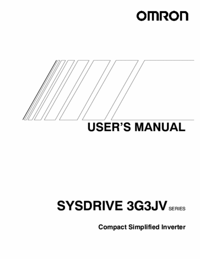 Omron 3g3jv datasheet