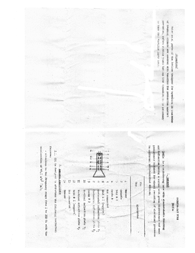 Unknown 31 - 3LO1I Russian, 3", electrostatic deflection CRT