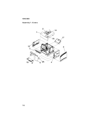 Lexmark R Series Partlist of the 4049 models