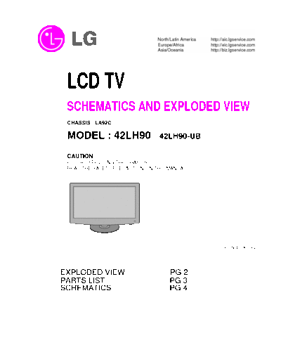 LG LG-42H90 service manual
