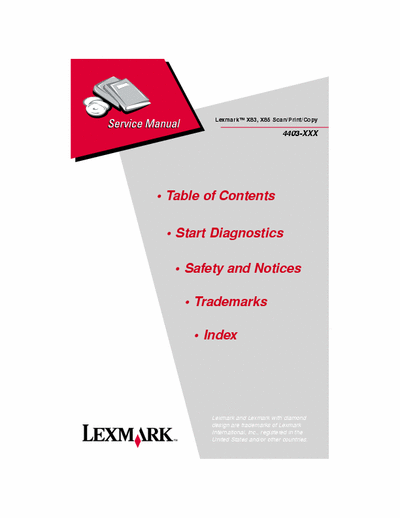 lexmark x83 need schematics perferably if not service manual.Can you help??